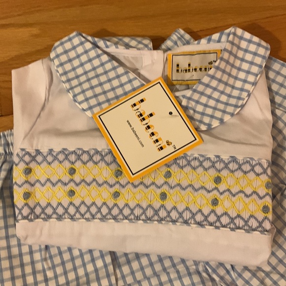 NWT Babeeni Windowpane Outfit - Picture 1 of 3